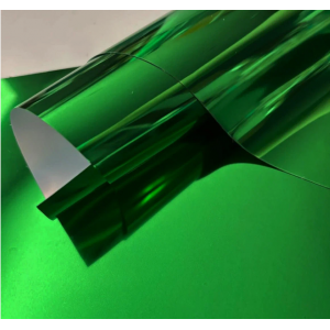 Термотрансферная плёнка, зеркальный зелёный, 25х30 см,
